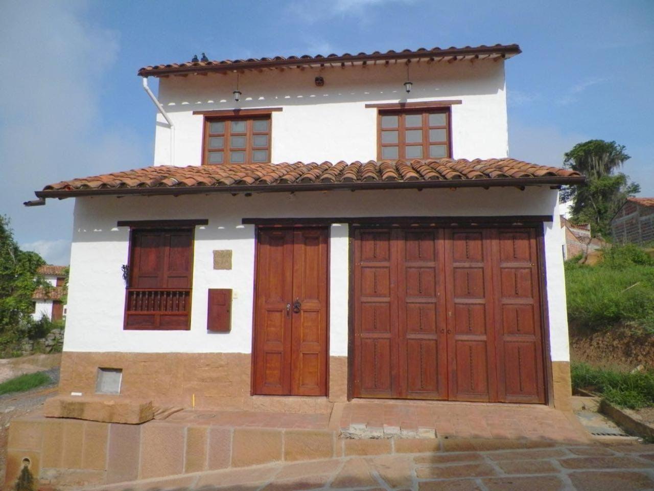 La Casa Del Toche Barichara Exterior foto